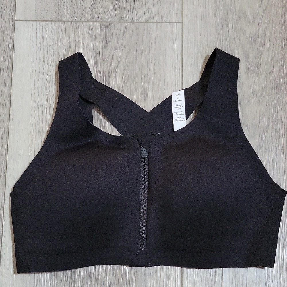 Lululemon Athletica Black Sports Bra 34C